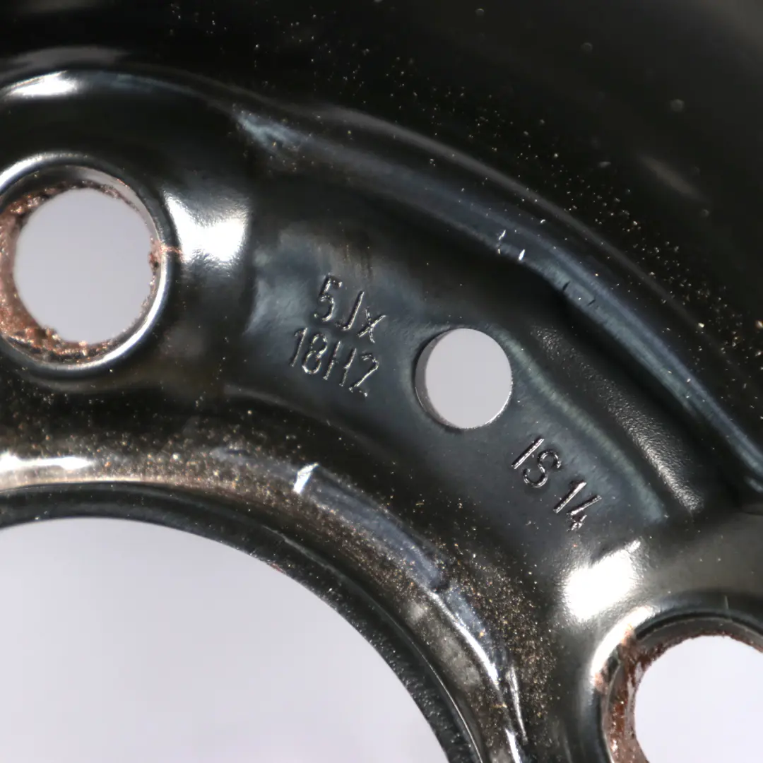 Spare Wheel Compact Steel Black Tyre 155/90 18" 5J ET:14 to BMW X5 E70 with Part number 6768861 BMW X5 E70 Spare Wheel Compact Steel Black Tyre 155/90 18" 5J ET:14 - SKU 6768861-1 - Part number 6768861