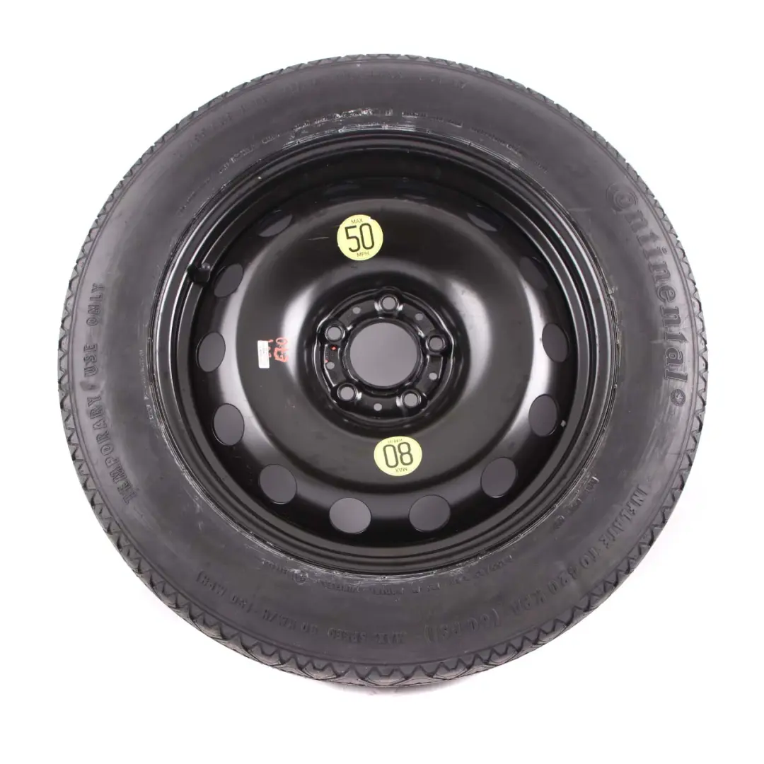 BMW X5 E70 Ersatzrad Kompaktstahl Schwarz Reifen 155/85 18" 5J ET:14 - SKU 6768861 - Teilenummer 6768861