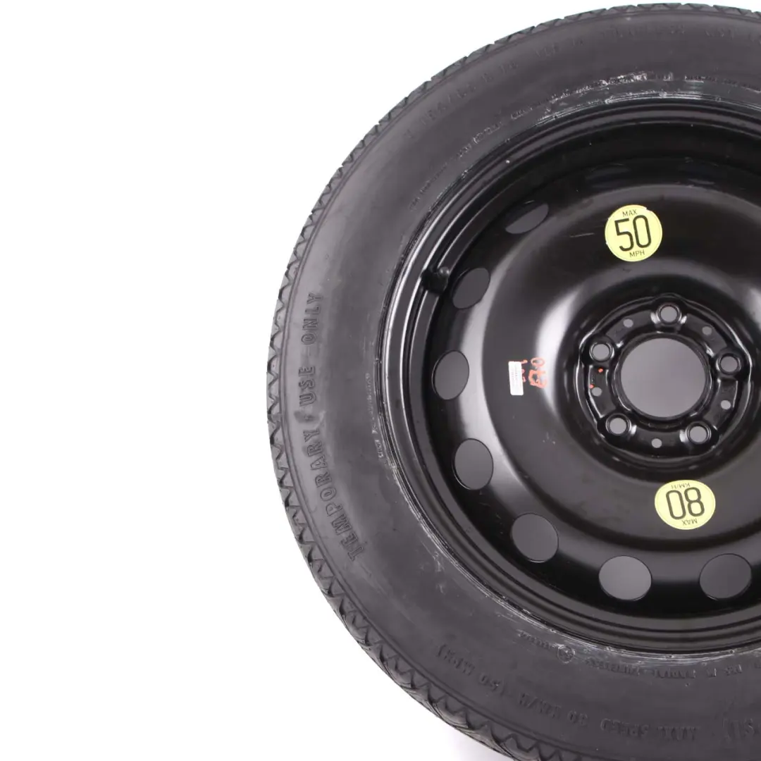 Ruota Scorta Compact Steel Pneumatico 155/85 18" 5J ET:14 per BMW X5 E70 con numero di parte 6768861 BMW X5 E70 Ruota Scorta Compact Steel Pneumatico 155/85 18" 5J ET:14 - SKU 6768861 - Numero di parte 6768861