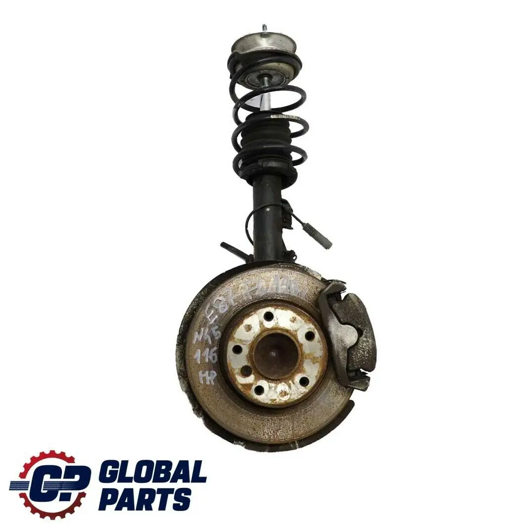 BMW E87 116i N45 Set Molla Sospensioni Cuscinetto Perno Anteriore Sinistra