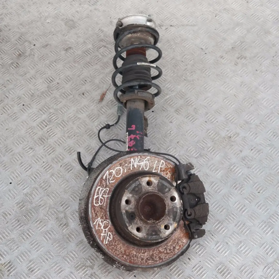 BMW E87 120i N46 Delantero Izquierdo Muelle Strut Freno Suspensión Pierna Cubo - SKU 6768915-3 - Número de pieza 6768915
