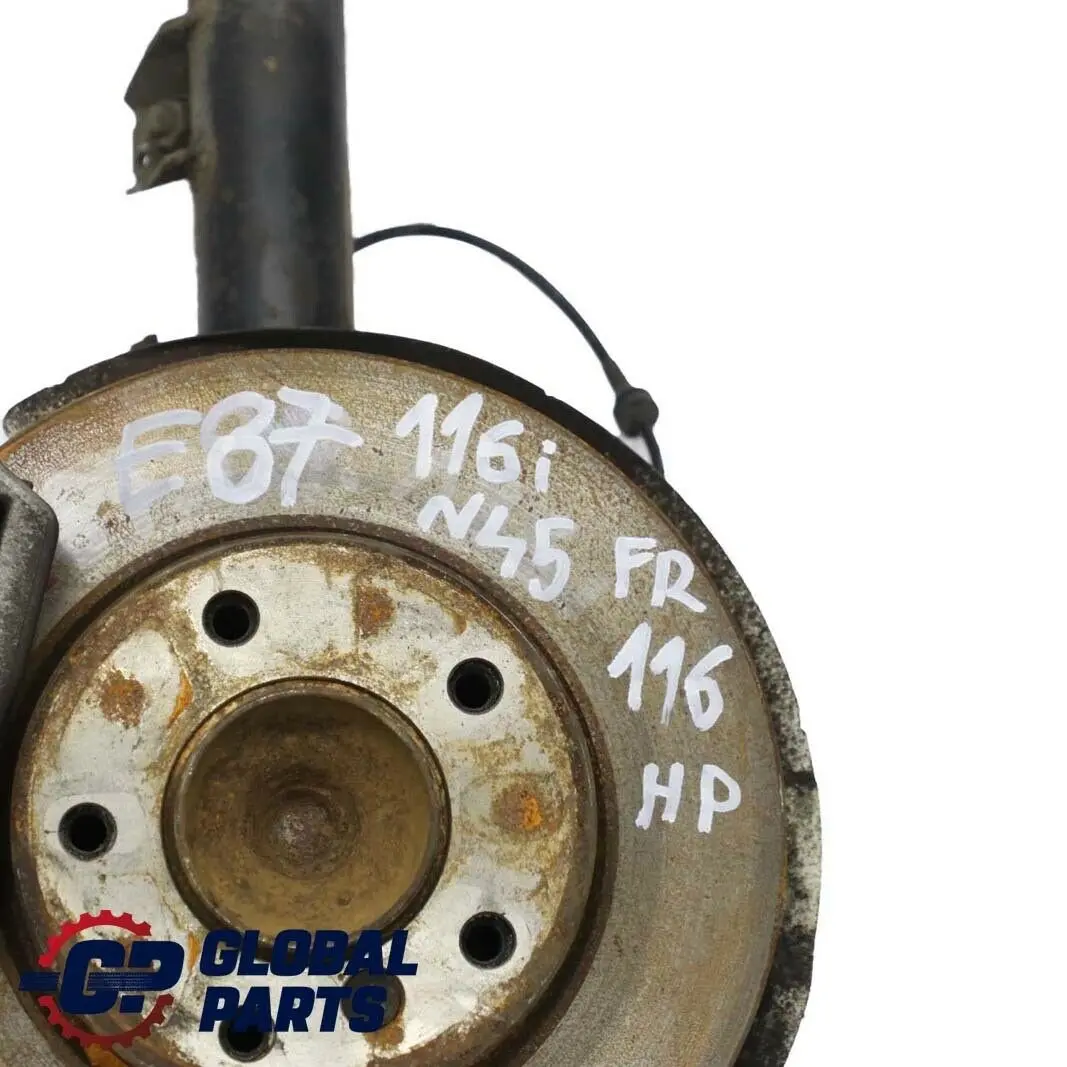 BMW E87 116i N45 Anteriore Destro Molla Sospensioni Cuscinetto Disco Freno - SKU 6768916-2 - Numero di parte 6768916