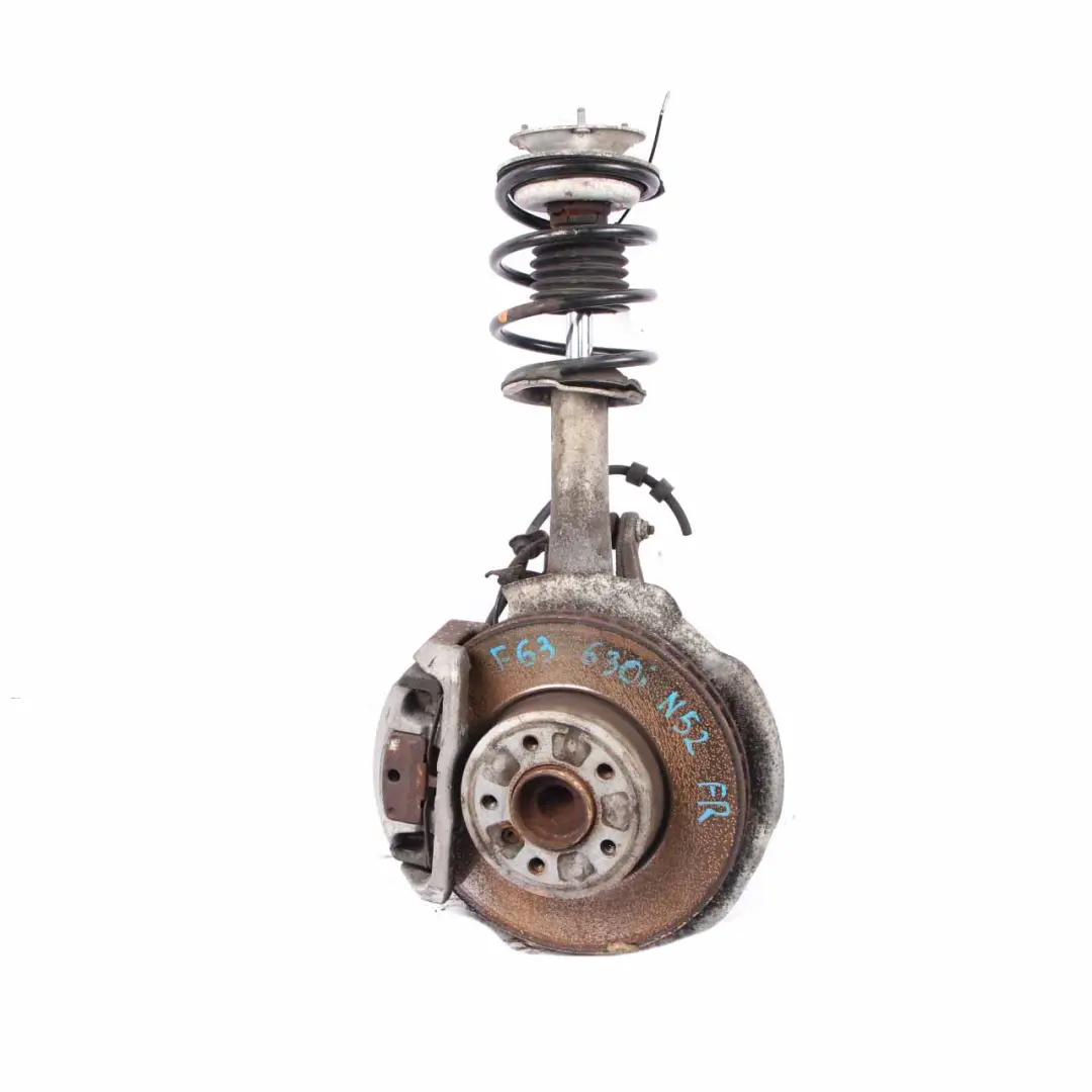 BMW E63 630i N52 Front Right O/S Suspension Leg Wheel Hub Brake Caliper Disc - SKU 6768924-1 - Part number 6768924