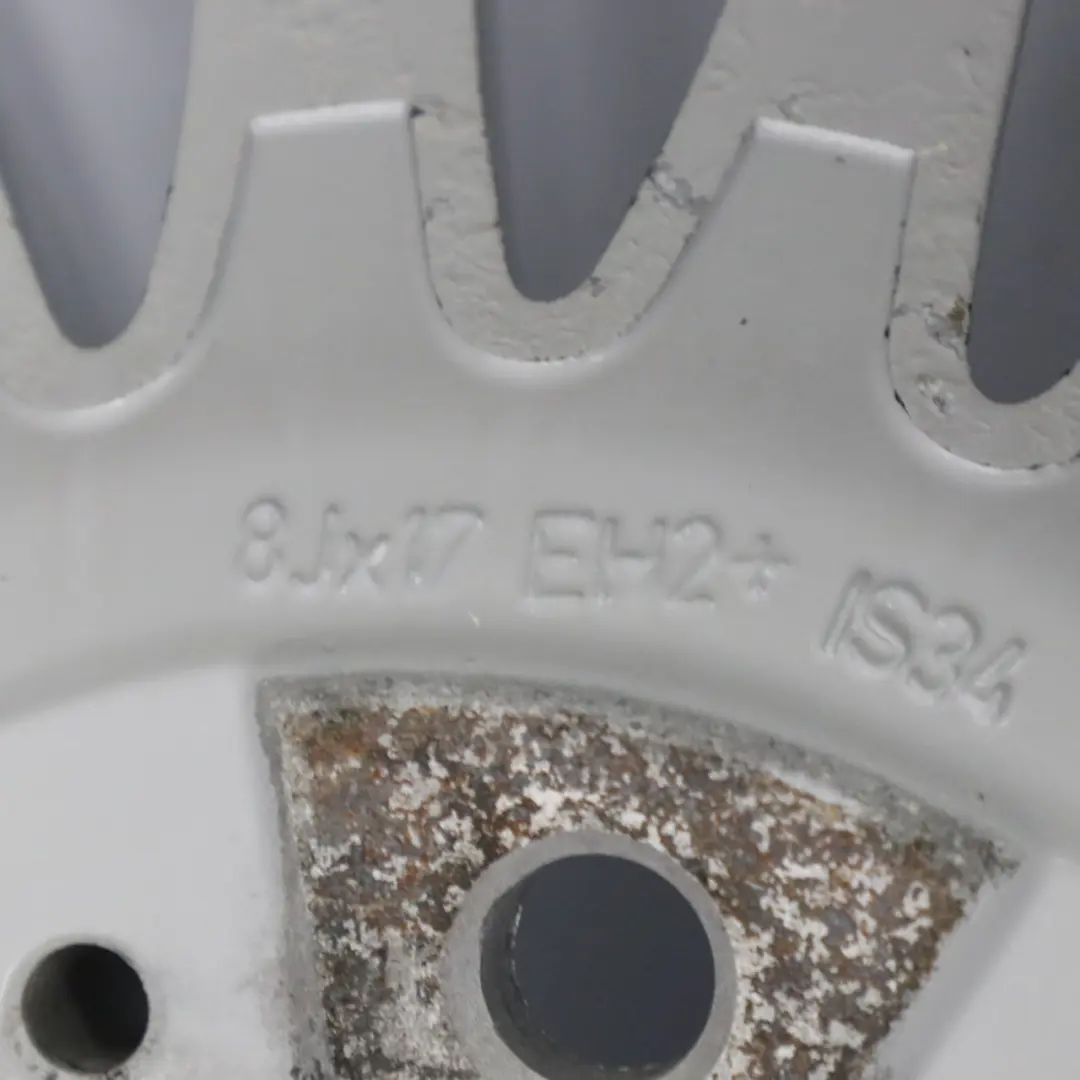 BMW E90 E91 Silver Alloy Wheel Rim 17" ET:34 8J Spider Spoke 187 - SKU 6768969-1 - Part number 6768969