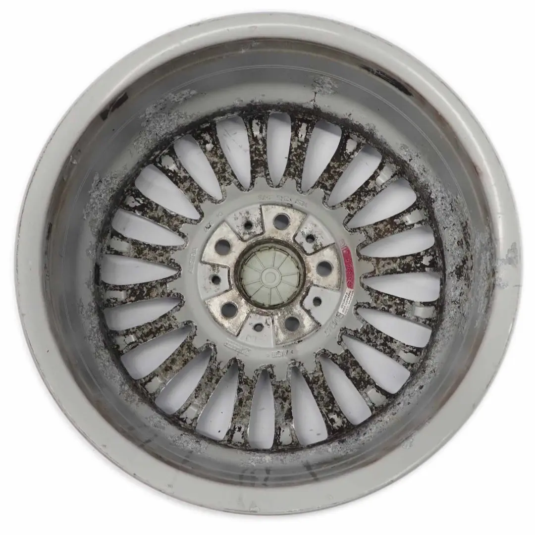 BMW E90 E91 Silver Alloy Wheel Rim 17" ET:34 8J Spider Spoke 187 - SKU 6768969-4 - Part number 6768969
