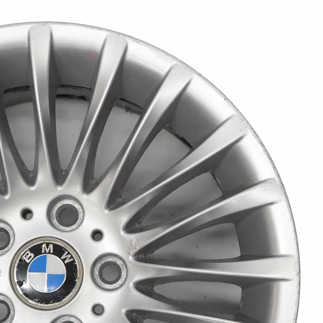 BMW E90 E91 Silver Alloy Wheel Rim 17" ET:34 8J Spider Spoke 187 - SKU 6768969-4 - Part number 6768969