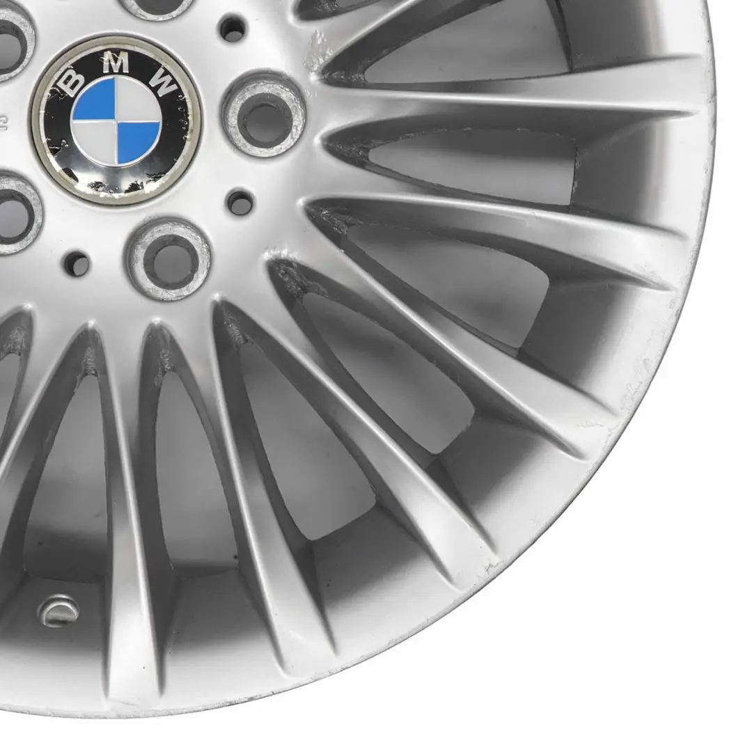 BMW E90 E91 Silver Alloy Wheel Rim 17" ET:34 8J Spider Spoke 187 - SKU 6768969-4 - Part number 6768969