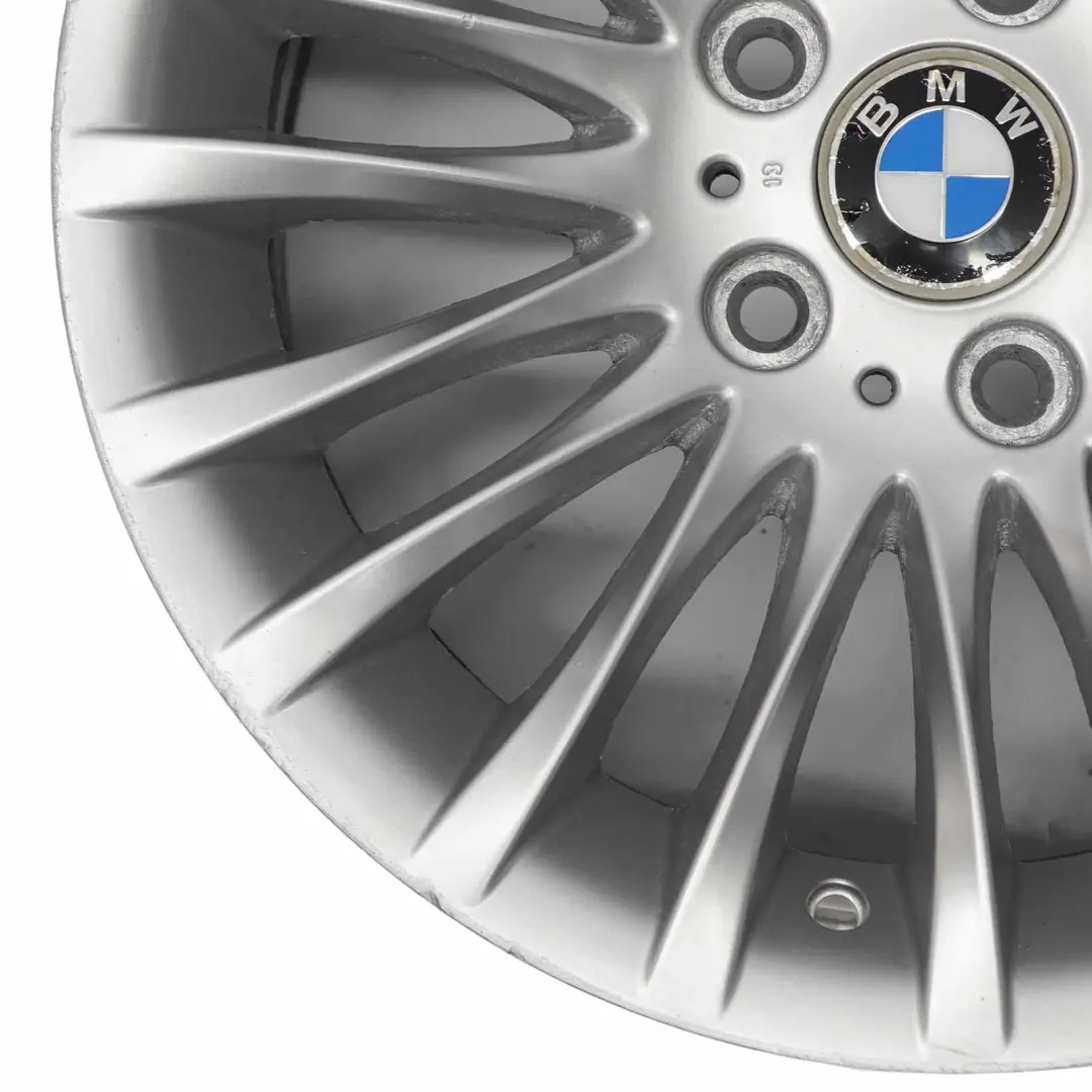 BMW E90 E91 Silver Alloy Wheel Rim 17" ET:34 8J Spider Spoke 187 - SKU 6768969-4 - Part number 6768969