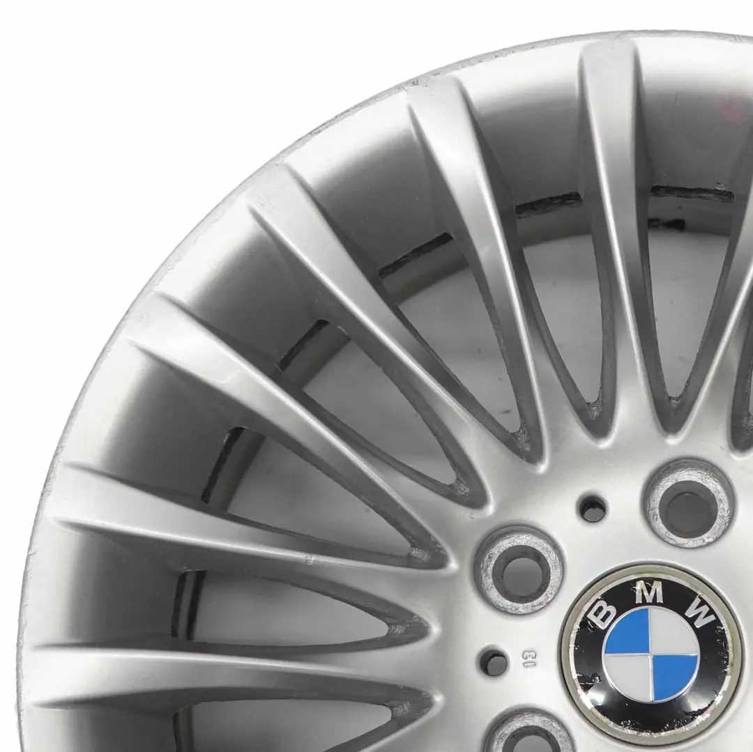 BMW E90 E91 Silver Alloy Wheel Rim 17" ET:34 8J Spider Spoke 187 - SKU 6768969-4 - Part number 6768969