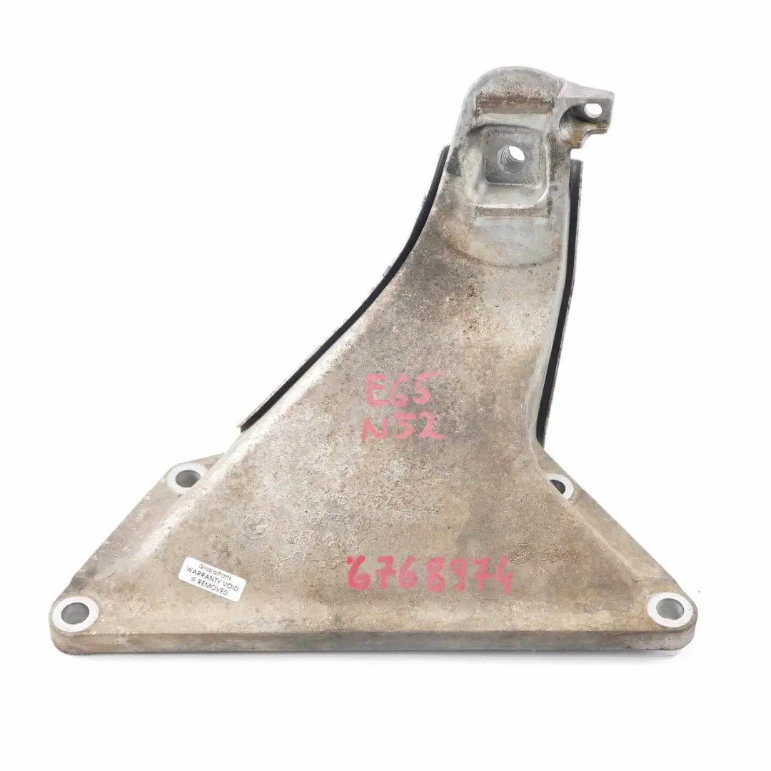 Soporte de motor BMW E65 730i N52 Soporte de montaje a la Derecha para con número de pieza 6768974 Soporte de motor BMW E65 730i N52 Soporte de montaje a la Derecha - SKU 6768974 - Número de pieza 6768974