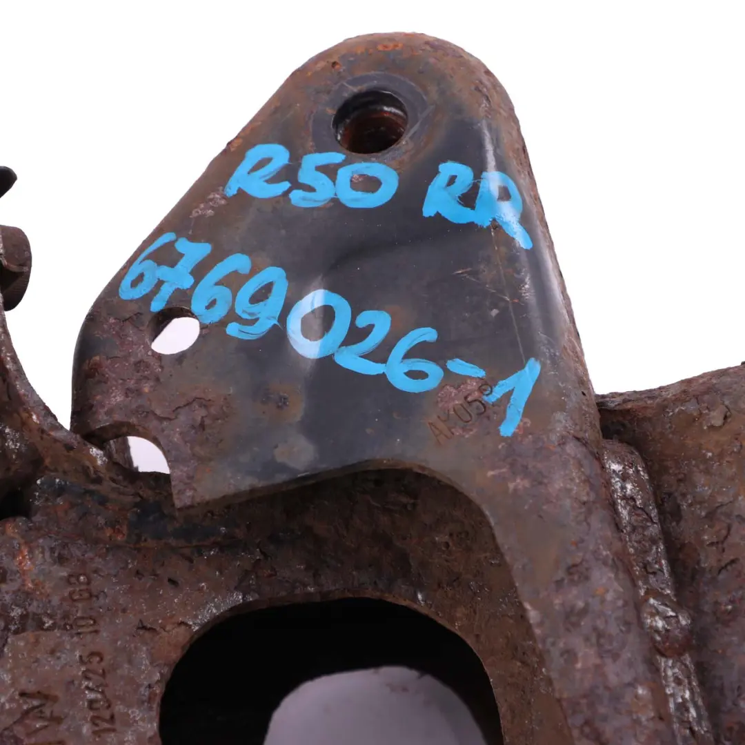 Axle Right O/S Trailing Arm to Mini Cooper One R50 R52 R53 W10 W11 Rear with Part number 6769026 Mini Cooper One R50 R52 R53 W10 W11 Rear Axle Right O/S Trailing Arm - SKU 6769026-2 - Part number 6769026