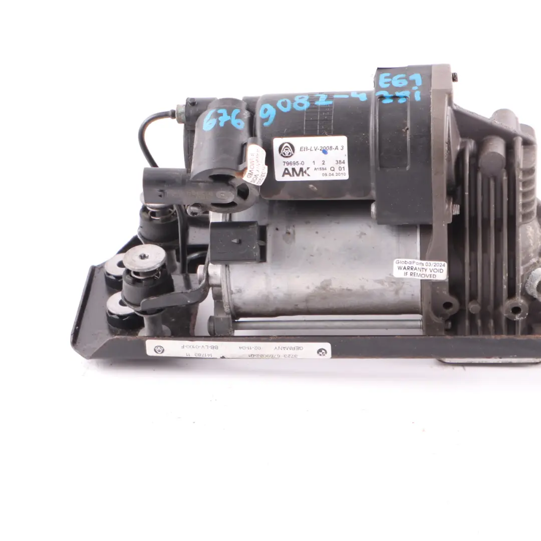 Suspension Self Leveling Device Compressor Motor 6769082 to BMW E61 Touring Air with Part number 6789937 BMW E61 Touring Air Suspension Self Leveling Device Compressor Motor 6769082 - SKU 6769082-4 - Part number 6789937