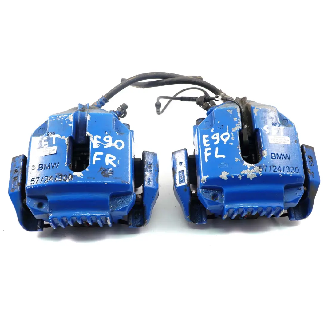 BMW E90 E92 Brake Caliper Front Left Right N/O/S Carrier Housing Set 57/24/330 - SKU 6769093/6769094 - Part number 6769093