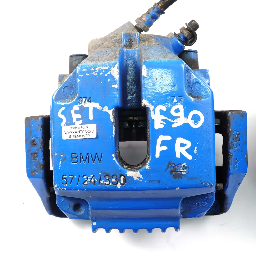 BMW E90 E92 Brake Caliper Front Left Right N/O/S Carrier Housing Set 57/24/330 - SKU 6769093/6769094 - Part number 6769093