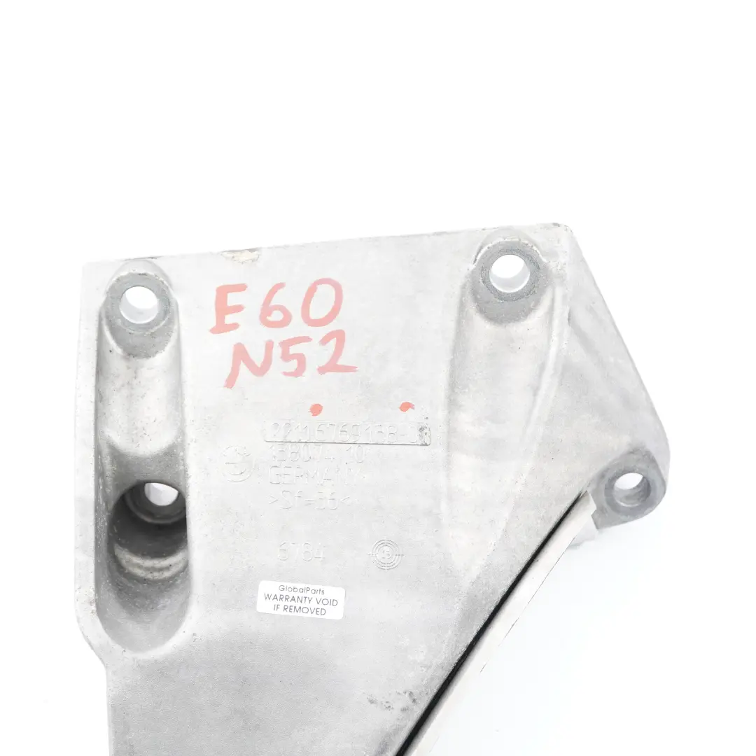 Soporte De Montaje Del Motor Derecho N52 Gasolina para BMW E60 con número de pieza 6769138 BMW E60 Soporte De Montaje Del Motor Derecho N52 Gasolina - SKU 6769138 - Número de pieza 6769138