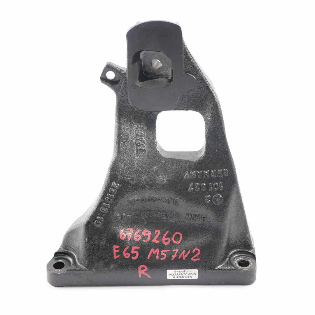 Motorhalterung BMW E65 730d M57N2 Rechts Halter Halterung für mit Teilenummer 6769260 Motorhalterung BMW E65 730d M57N2 Rechts Halter Halterung - SKU 6769260 - Teilenummer 6769260