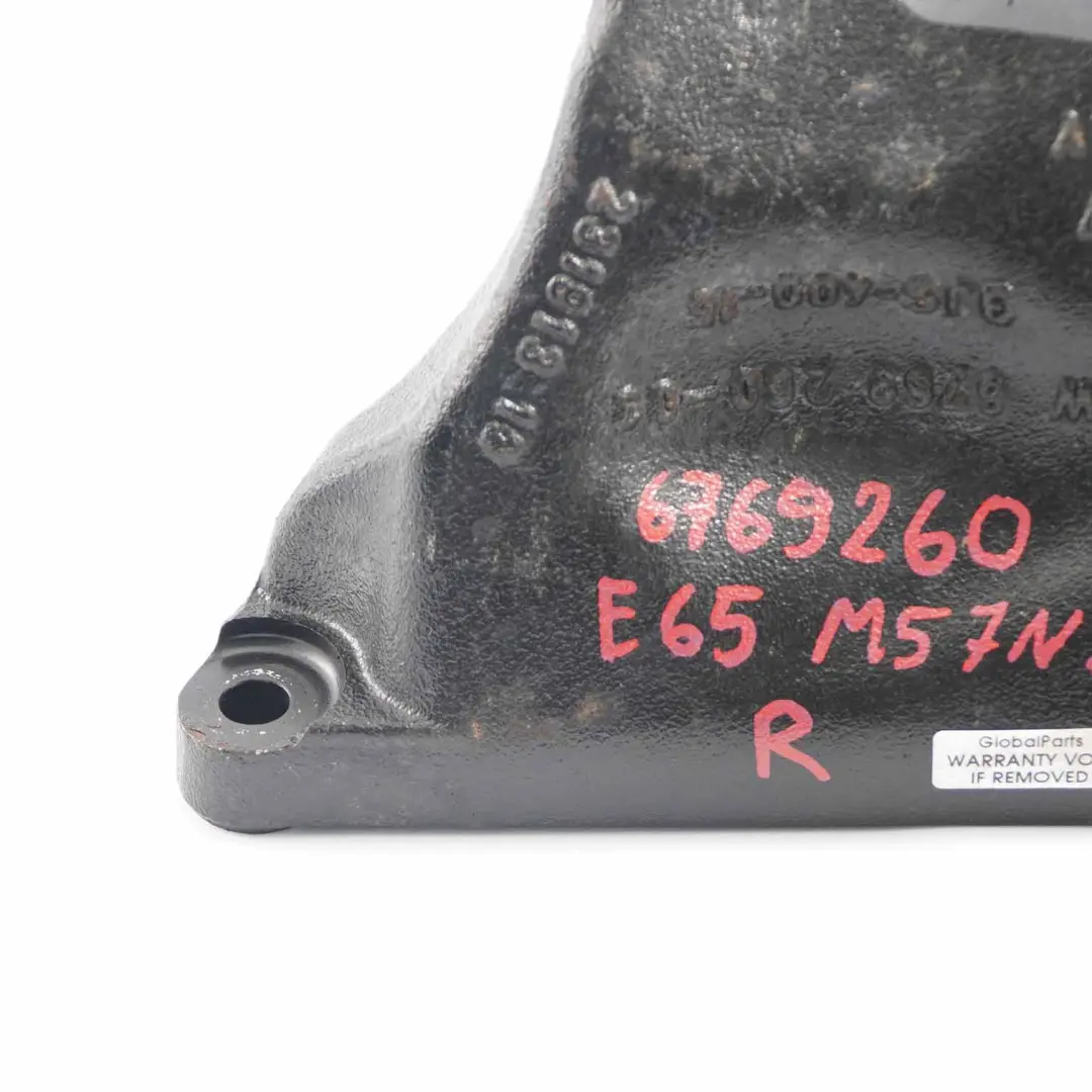 Bancada Motor BMW E65 730d Diesel M57N2 Derecho para con número de pieza 6769260 Bancada Motor BMW E65 730d Diesel M57N2 Derecho - SKU 6769260 - Número de pieza 6769260