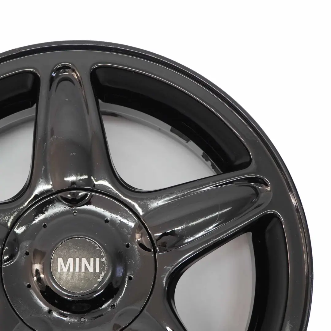 Alloy Rim 16" ET:48 6,5J 5-Star Blaster 103 to Mini Cooper R50 R55 R56 Black Wheel with Part number 6769409 Mini Cooper R50 R55 R56 Black Wheel Alloy Rim 16" ET:48 6,5J 5-Star Blaster 103 - SKU 6769409-11 - Part number 6769409