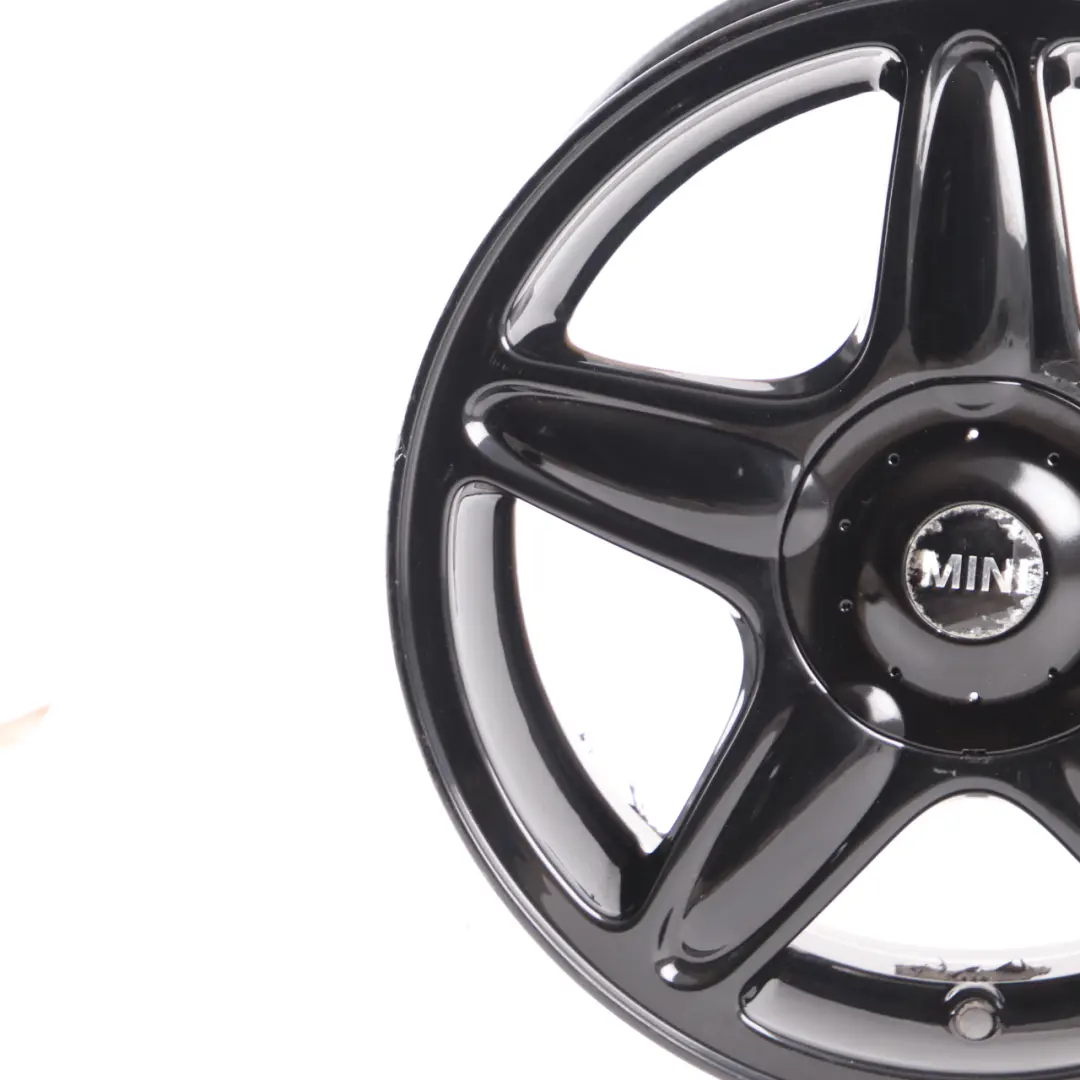 Alloy Rim 16" ET:48 6,5J 5-Star Blaster 103 to Mini Cooper R50 R55 R56 Black Wheel with Part number 6769409 Mini Cooper R50 R55 R56 Black Wheel Alloy Rim 16" ET:48 6,5J 5-Star Blaster 103 - SKU 6769409-12 - Part number 6769409