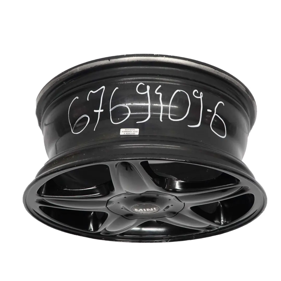 Mini Cooper One R50 R55 R56 Nero Cerchio AlluMini o Alufelge 16" 6,5J Et - SKU 6769409-6 - Numero di parte 6769409