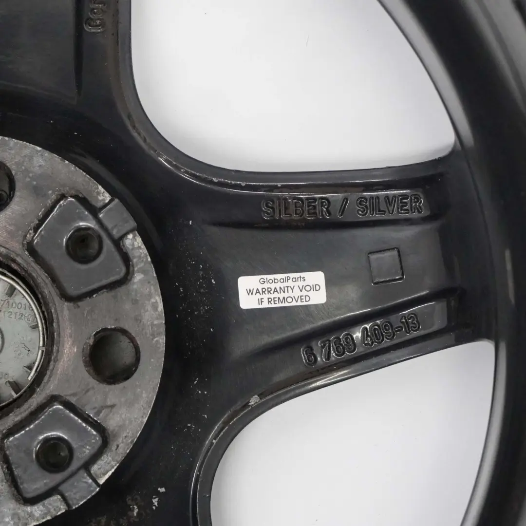 Mini Cooper One R50 R55 R56 Black Wheel Alloy Rim 16" 6,5J 5-Star Blaster 103 - SKU 6769409-6 - Part number 6769409