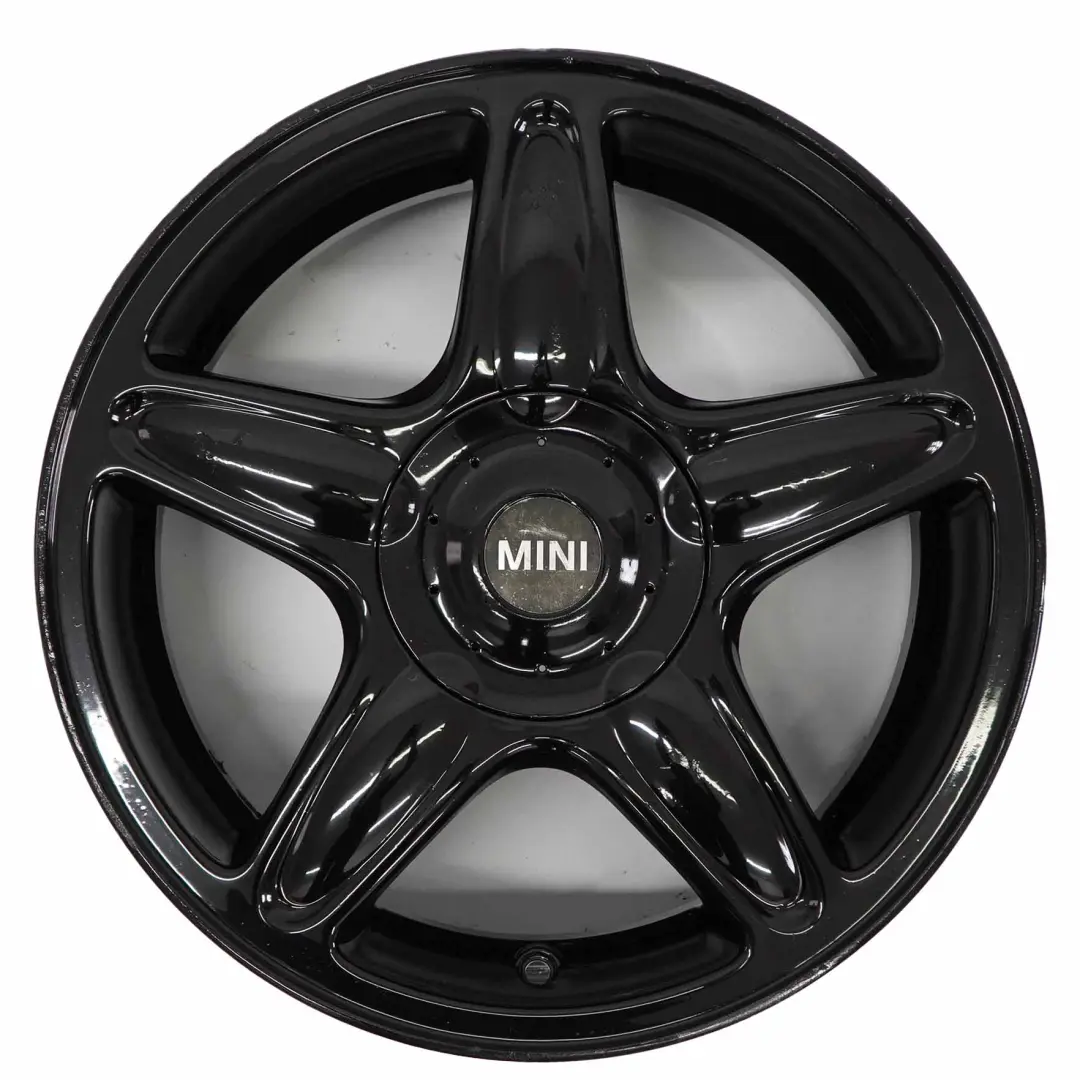 Llanta De aleacion negra 16" 6,5J ET:48 5-Star Blaster 103 para Mini R50 R55 R56 con número de pieza 6769409 Mini R50 R55 R56 Llanta De aleacion negra 16" 6,5J ET:48 5-Star Blaster 103 - SKU 6769409-7 - Número de pieza 6769409