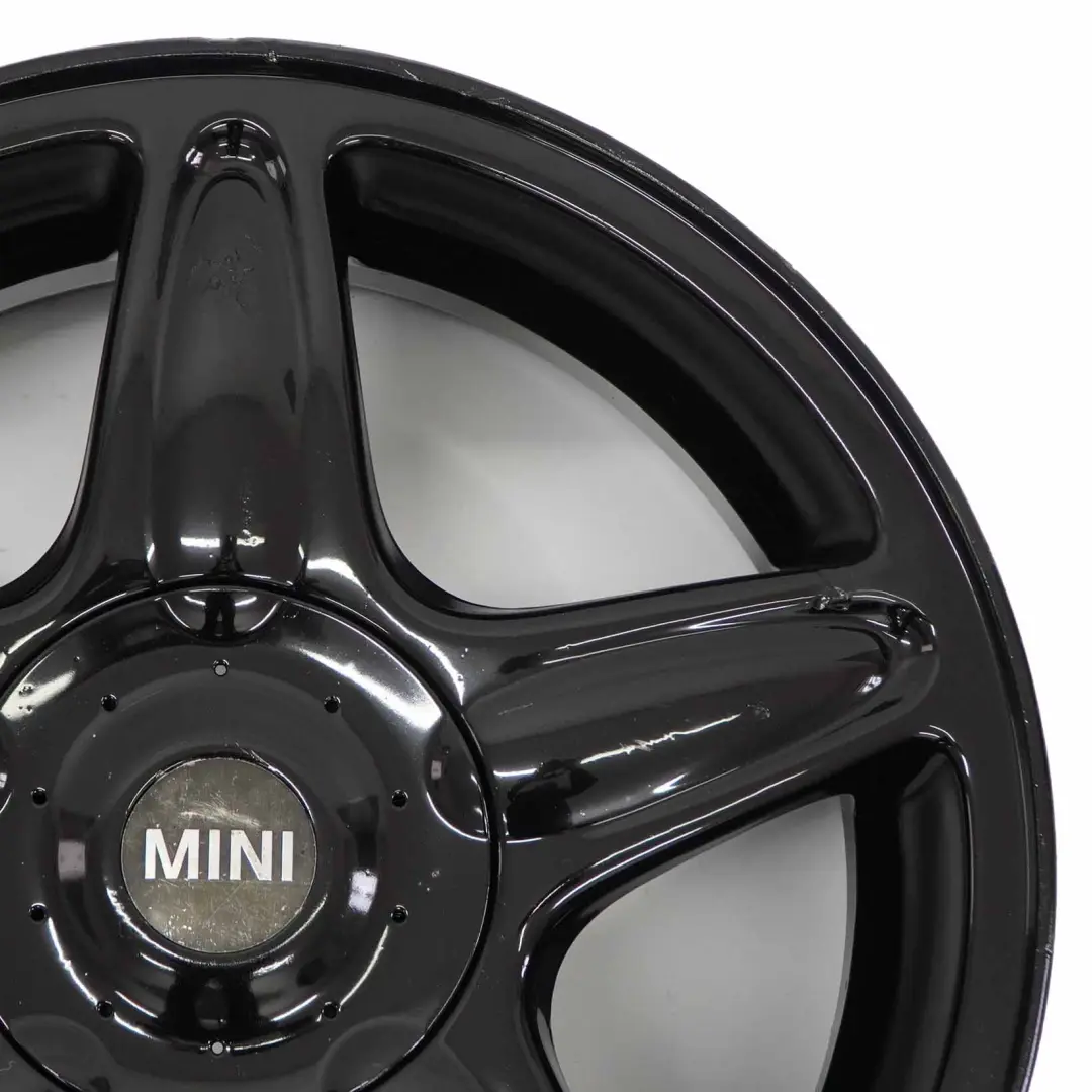Mini Cooper R50 R55 R56 Black Wheel Alloy Rim 16" 6,5J ET:48 5-Star Blaster 103 - SKU 6769409-7 - Part number 6769409