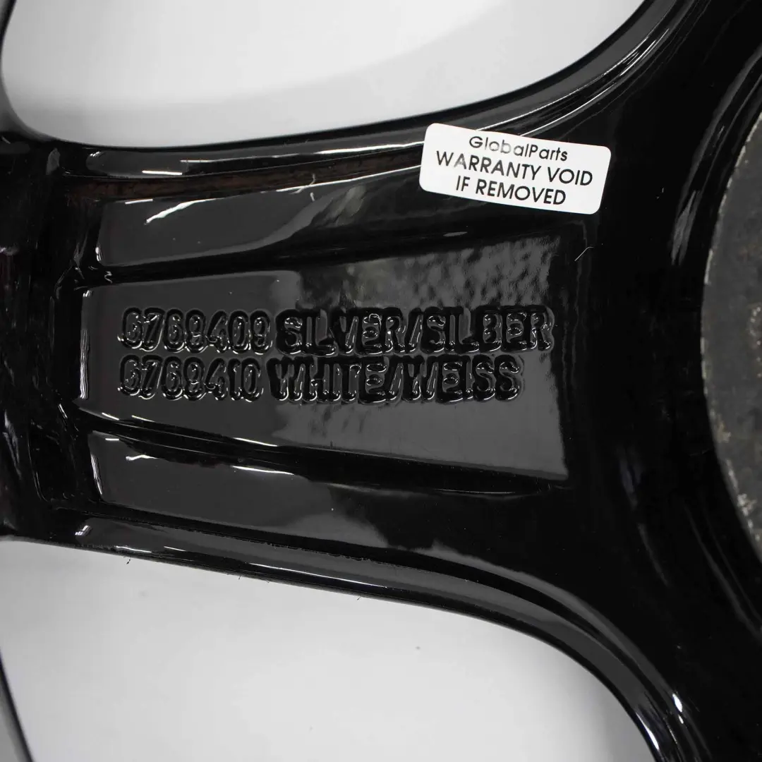 Mini Cooper One R50 R55 R56 Nero AlluMini o Cerchione IN Lega 16" 6,5J ET: 48 - SKU 6769409-7 - Numero di parte 6769409