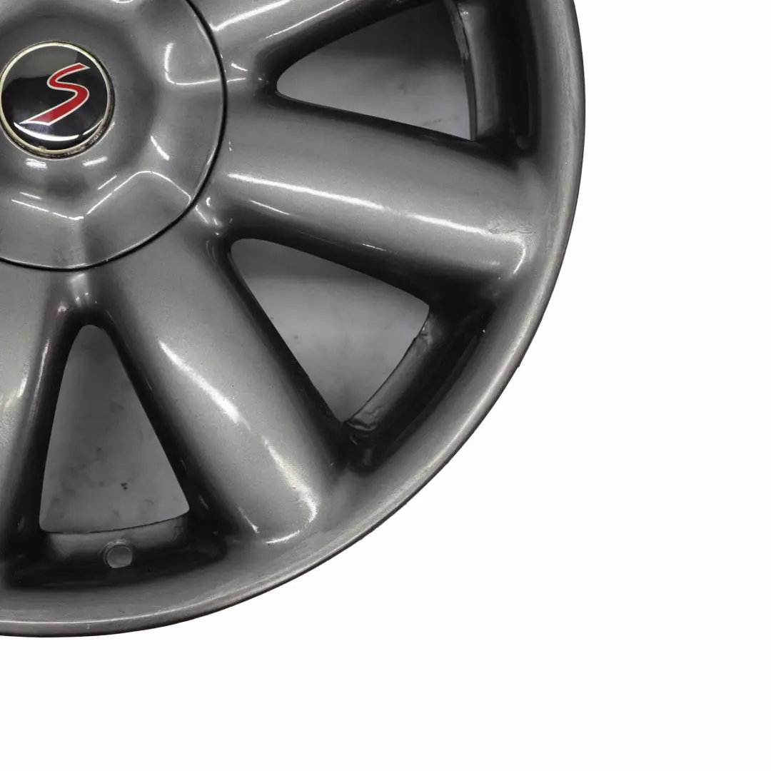 Grau Alu Felge Alufelge 17" ET:48 7J für Mini Cooper One R50 R53 R55 R56 mit Teilenummer 6769411 Mini Cooper One R50 R53 R55 R56 Grau Alu Felge Alufelge 17" ET:48 7J - SKU 6769411-6 - Teilenummer 6769411