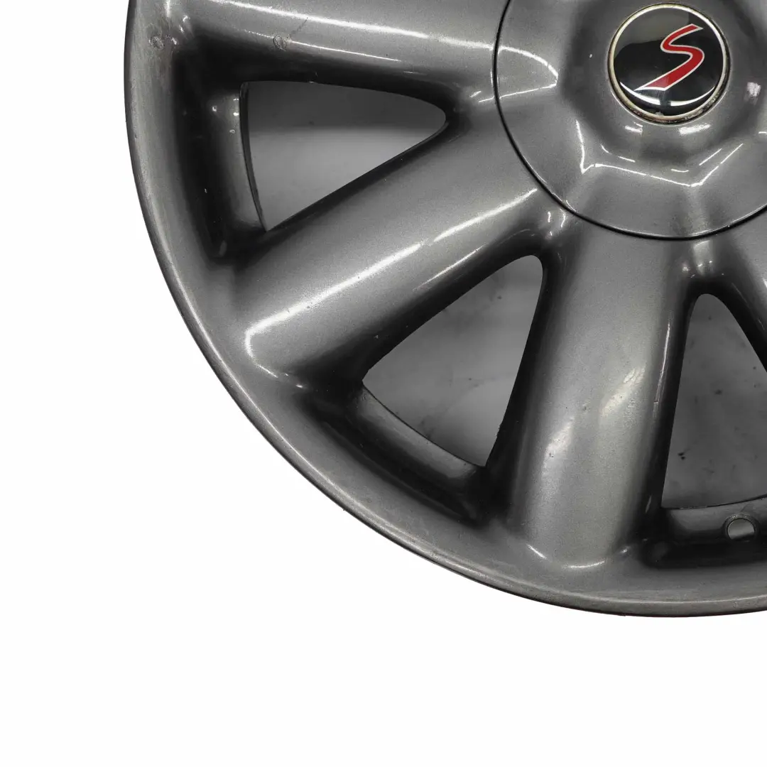 Grau Alu Felge Alufelge 17" ET:48 7J für Mini Cooper One R50 R53 R55 R56 mit Teilenummer 6769411 Mini Cooper One R50 R53 R55 R56 Grau Alu Felge Alufelge 17" ET:48 7J - SKU 6769411-6 - Teilenummer 6769411