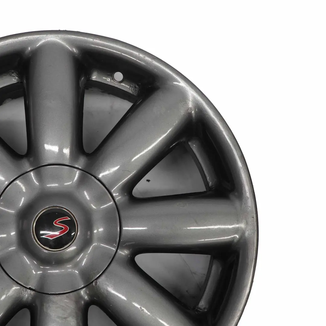 Grey Wheel Alloy Rim 17" 7J Crown Spoke 104 to Mini Cooper R50 R55 R56 R57 with Part number 6769411 Mini Cooper R50 R55 R56 R57 Grey Wheel Alloy Rim 17" 7J Crown Spoke 104 - SKU 6769411-8 - Part number 6769411