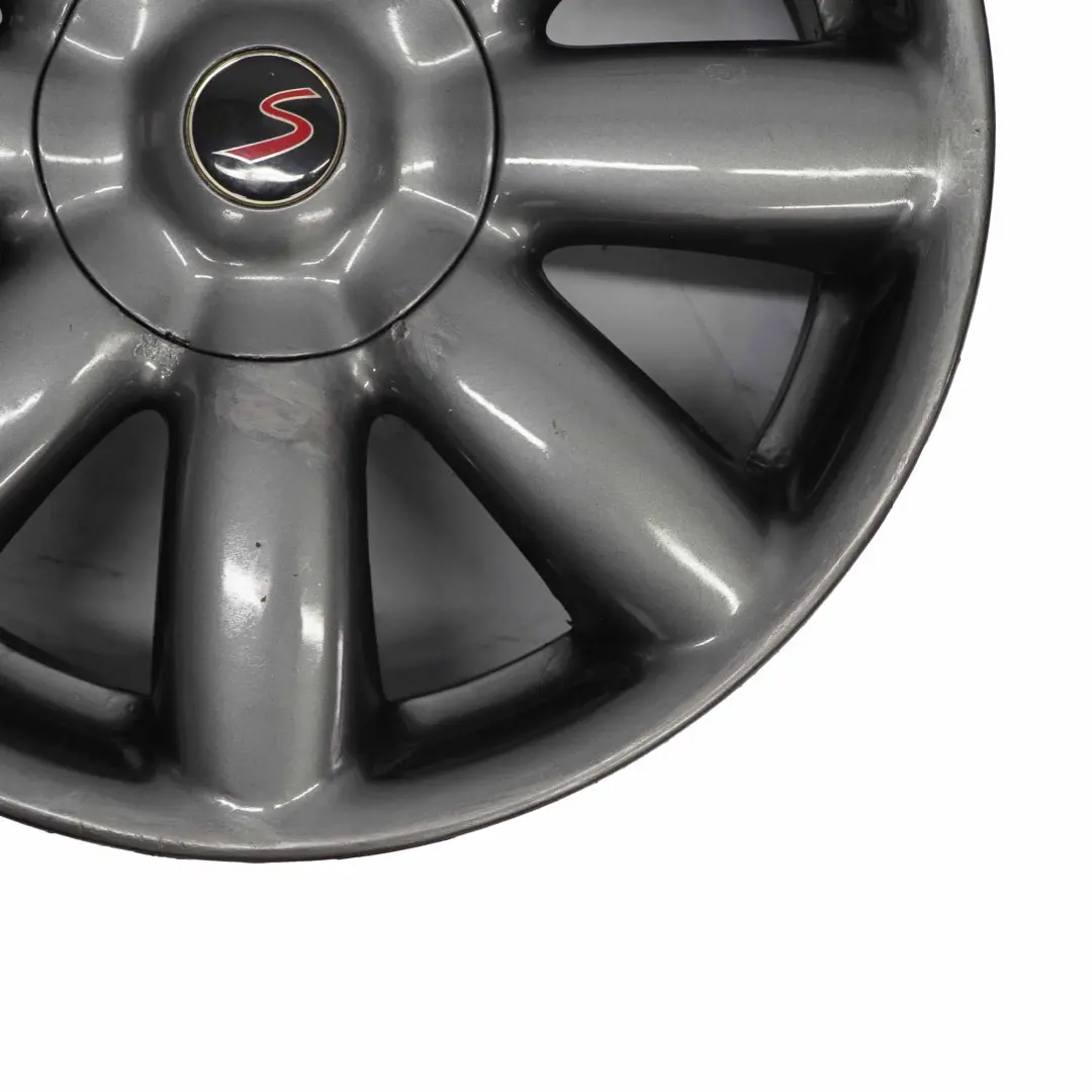 Grey Wheel Alloy Rim 17" 7J Crown Spoke 104 to Mini Cooper R50 R55 R56 R57 with Part number 6769411 Mini Cooper R50 R55 R56 R57 Grey Wheel Alloy Rim 17" 7J Crown Spoke 104 - SKU 6769411-8 - Part number 6769411
