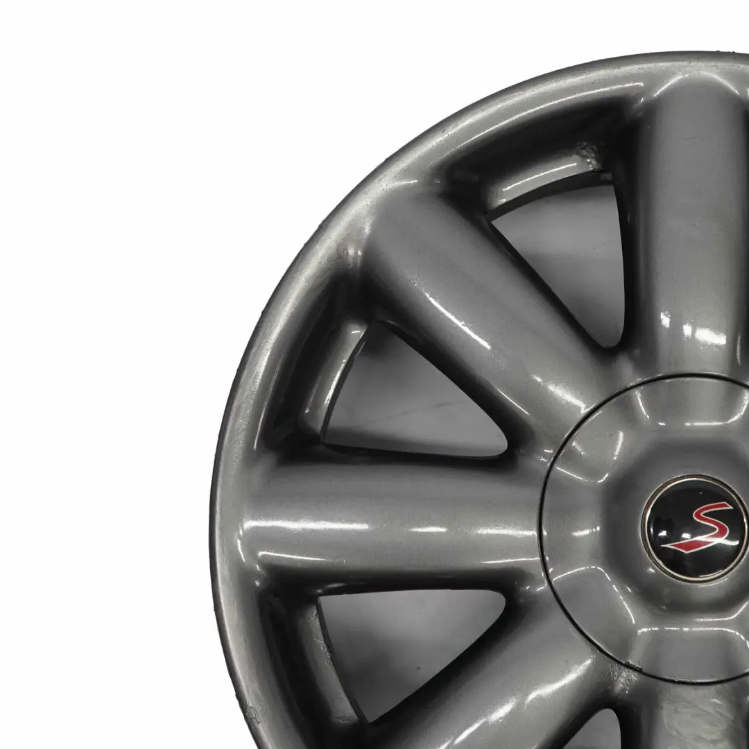 Grey Wheel Alloy Rim 17" 7J Crown Spoke 104 to Mini Cooper R50 R55 R56 R57 with Part number 6769411 Mini Cooper R50 R55 R56 R57 Grey Wheel Alloy Rim 17" 7J Crown Spoke 104 - SKU 6769411-8 - Part number 6769411