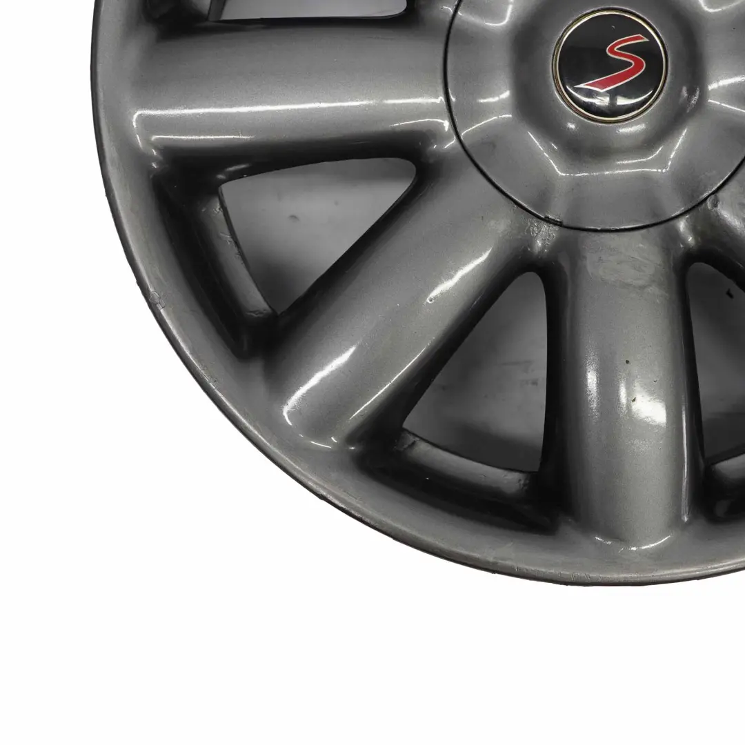 Grey Wheel Alloy Rim 17" 7J Crown Spoke 104 to Mini Cooper R50 R55 R56 R57 with Part number 6769411 Mini Cooper R50 R55 R56 R57 Grey Wheel Alloy Rim 17" 7J Crown Spoke 104 - SKU 6769411-8 - Part number 6769411
