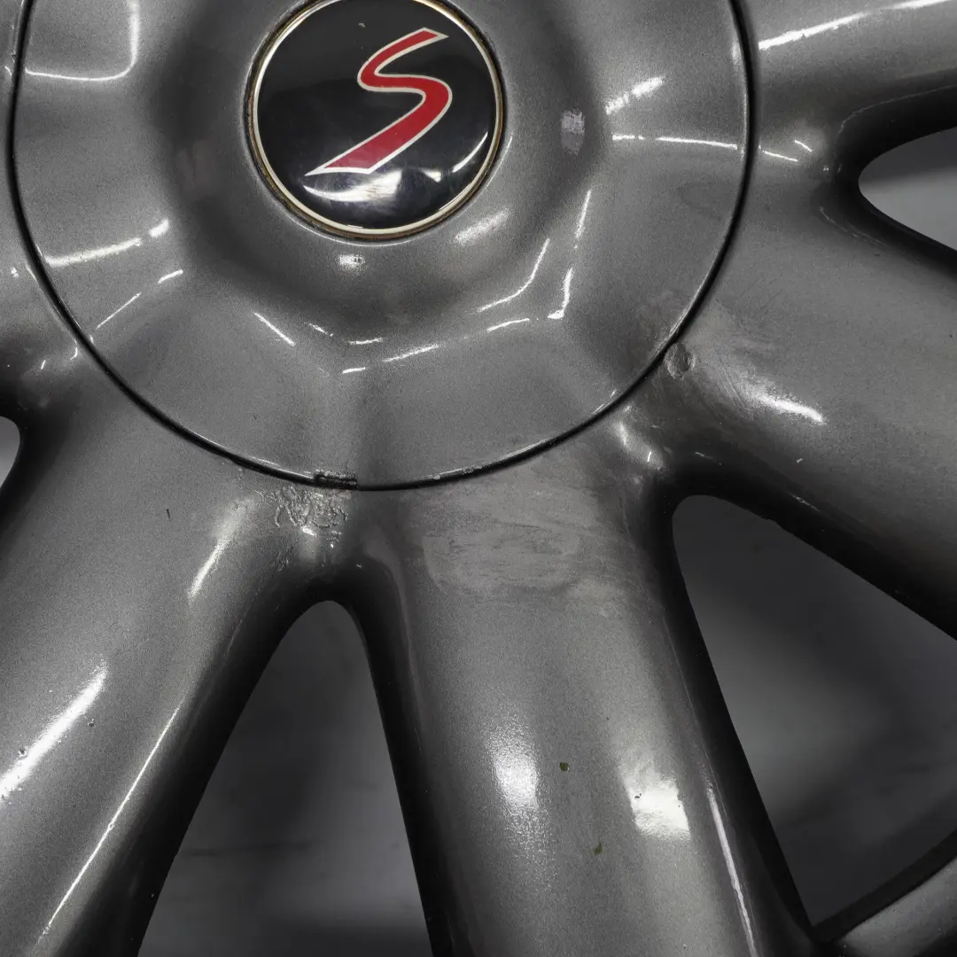 Grey Wheel Alloy Rim 17" 7J Crown Spoke 104 to Mini Cooper R50 R55 R56 R57 with Part number 6769411 Mini Cooper R50 R55 R56 R57 Grey Wheel Alloy Rim 17" 7J Crown Spoke 104 - SKU 6769411-8 - Part number 6769411