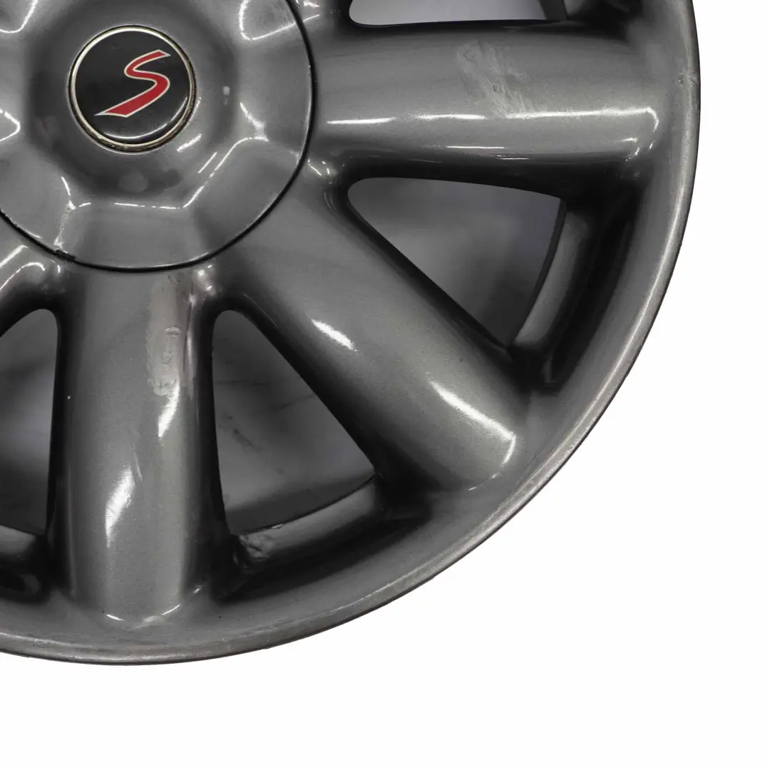 Grey Wheel Alloy Rim 17" 7J Crown Spoke 104 to Mini Cooper R50 R55 R56 R57 with Part number 6769411 Mini Cooper R50 R55 R56 R57 Grey Wheel Alloy Rim 17" 7J Crown Spoke 104 - SKU 6769411-9 - Part number 6769411