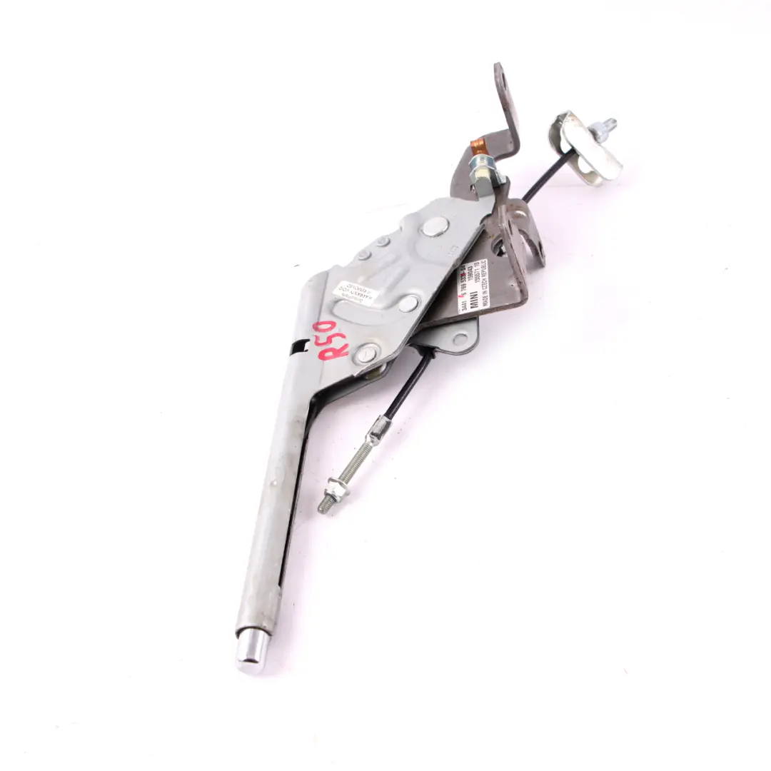 Lever Handbrake Mechanism to Mini Cooper One R50 R52 R55 R56 R57 R58 R59 with Part number 6774814 Mini Cooper One R50 R52 R55 R56 R57 R58 R59 Lever Handbrake Mechanism - SKU 6769533 - Part number 6774814