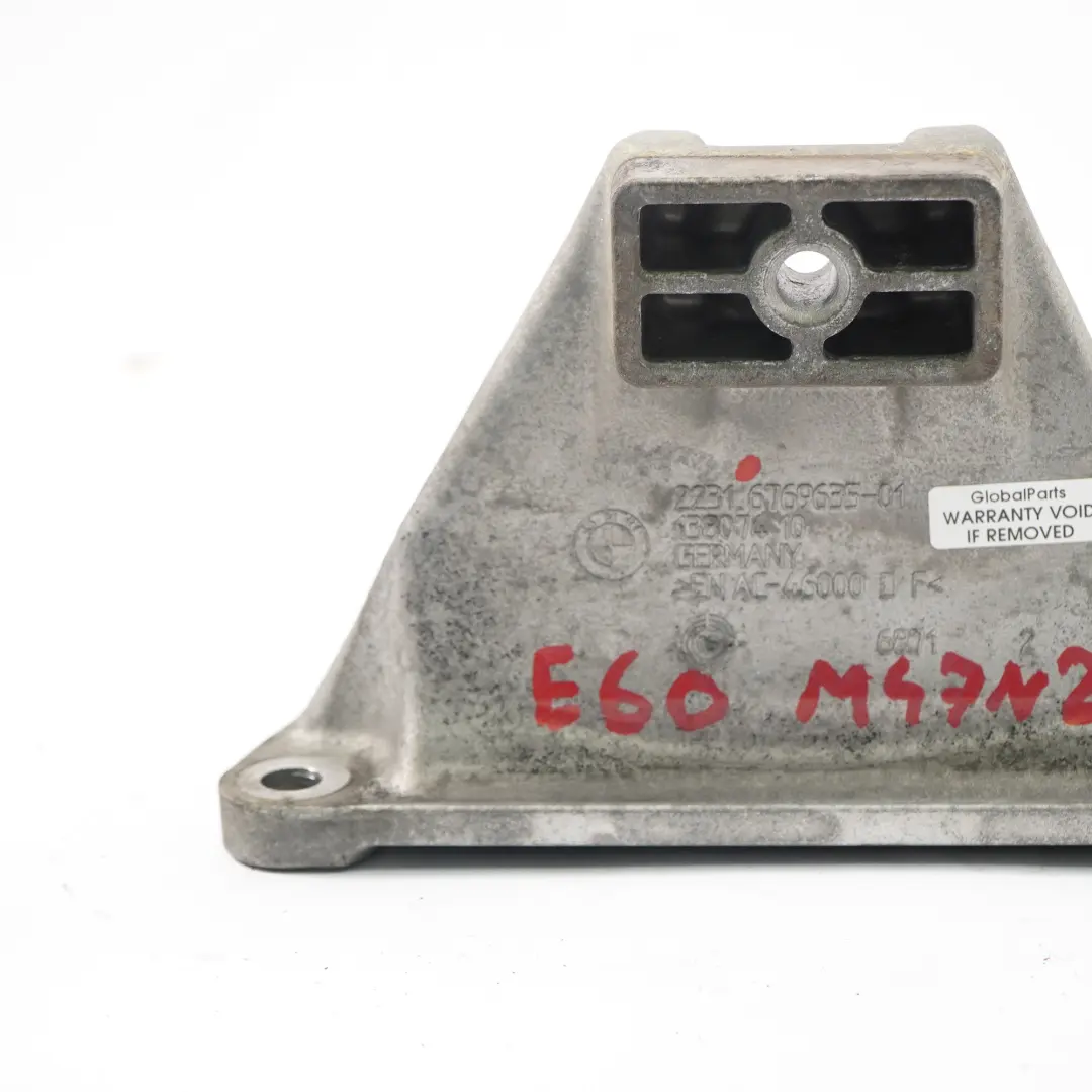 BMW E60 E61 Diesel 520d Gearbox Cross Member Bracket Holder Support - SKU 6769635 - Part number 6769635