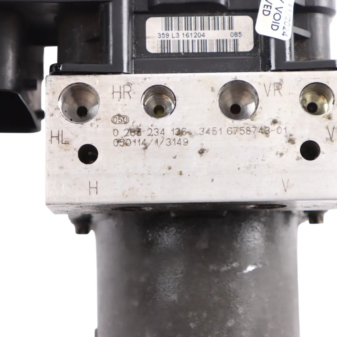 ABS DSC Pump BMW E60 E61 E63 E64 Brake Hydraulic Unit 6769709 to with Part number 6769707 ABS DSC Pump BMW E60 E61 E63 E64 Brake Hydraulic Unit 6769709 - SKU 6769707 - Part number 6769707