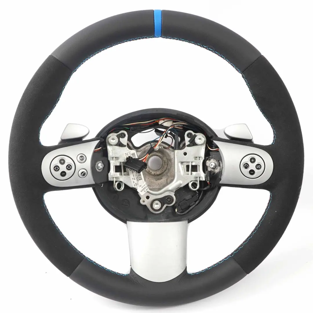 Mini Cooper R50 R52 R53 NEW Black Leather Sport Steering Wheel Steptronic - SKU 6769735-1 - Part number 6769735
