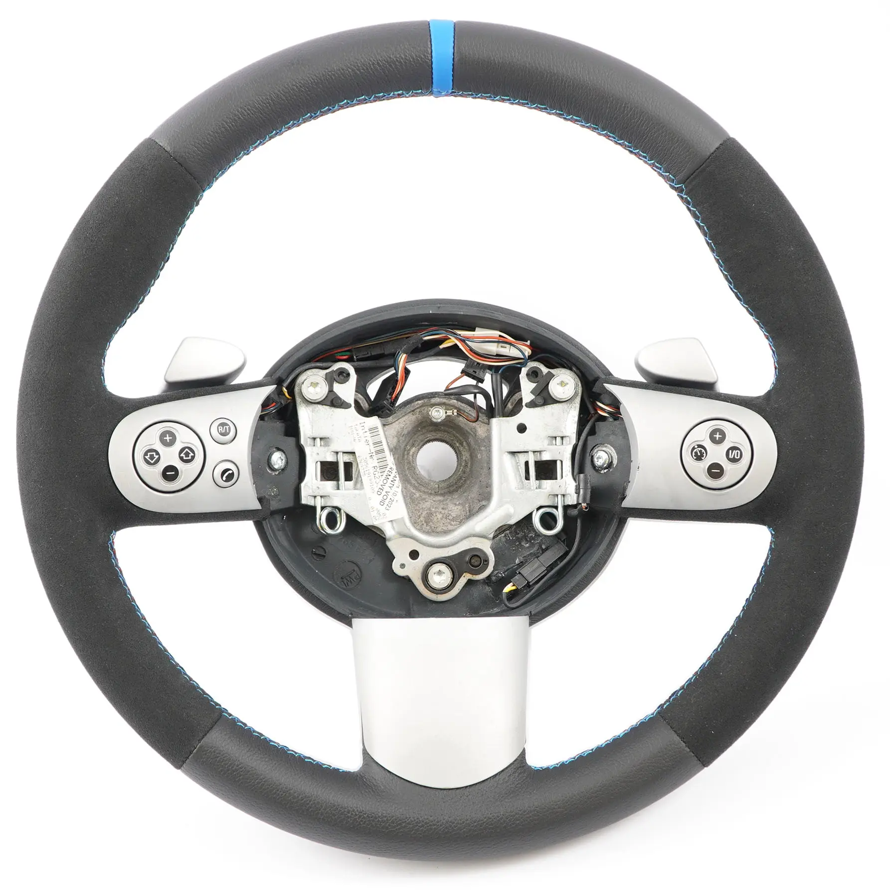 Mini R50 R53 Volant Sport Neuf en Cuir Noir Volant Multifonctions Steptronic