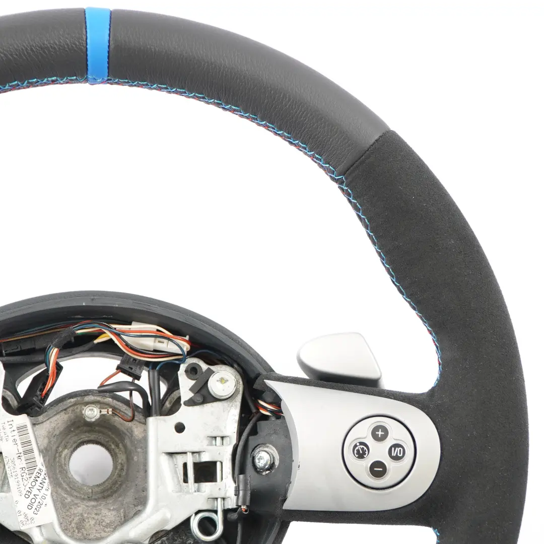 Leather Sport Steering Wheel Steptronic Multifunction to Mini R50 R53 NEW Black with Part number 6769735 Mini R50 R53 NEW Black Leather Sport Steering Wheel Steptronic Multifunction - SKU 6769735-2 - Part number 6769735