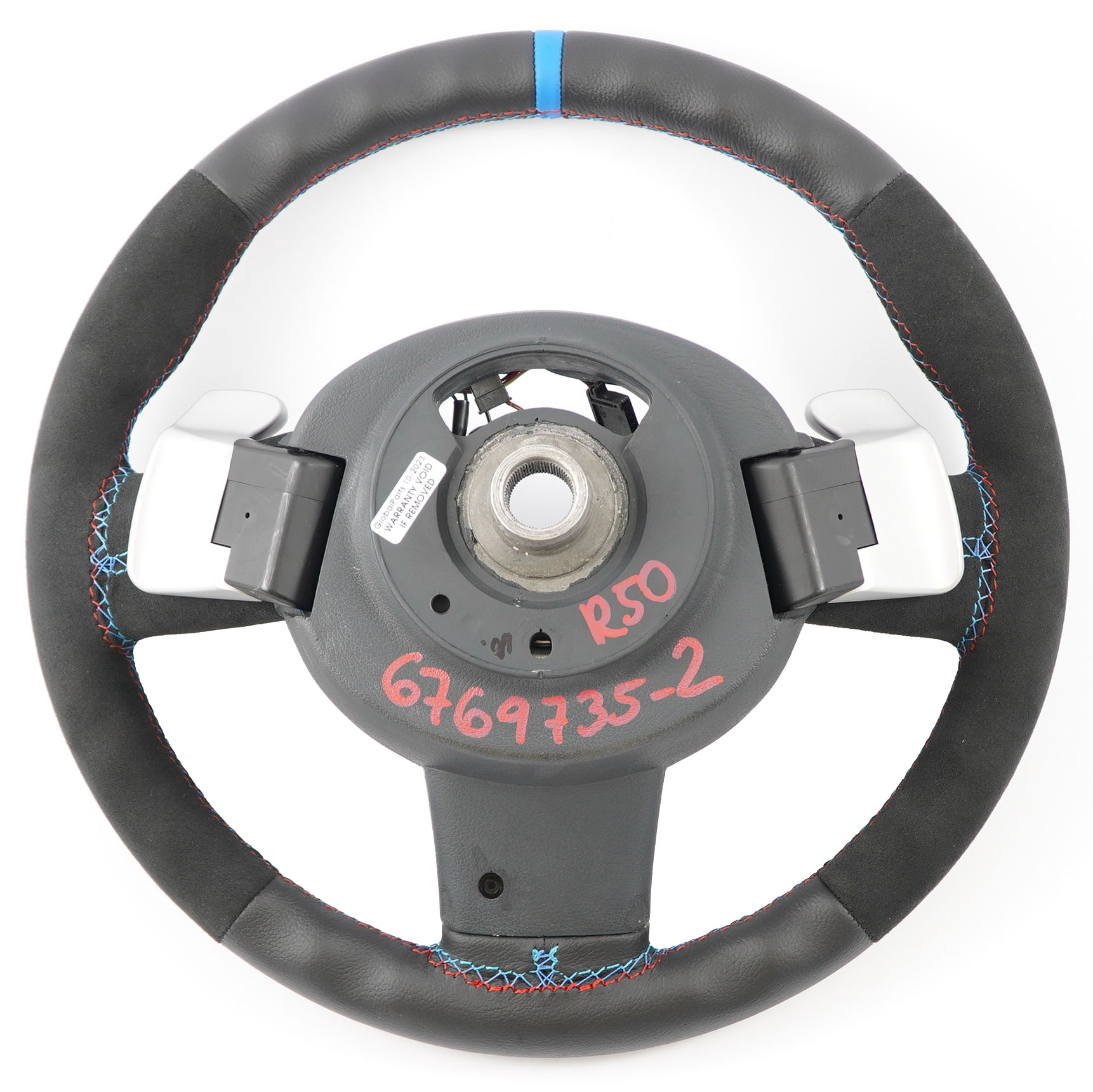 Volant Multifonction Mini Cooper R50/R52/R53 - Cuir Biton, Occasion, Avec Boutons