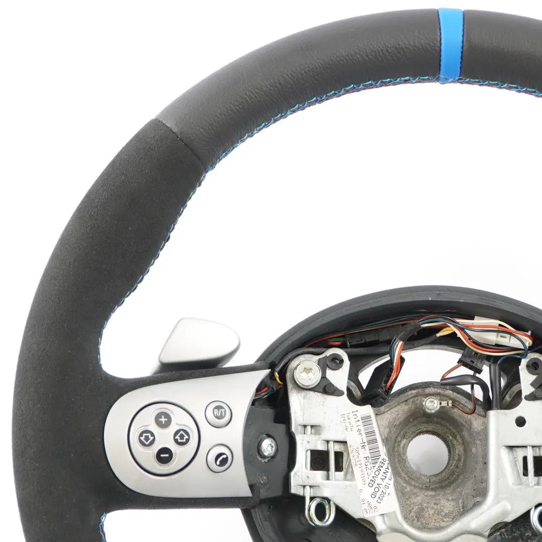 Leather Sport Steering Wheel Steptronic Multifunction to Mini R50 R53 NEW Black with Part number 6769735 Mini R50 R53 NEW Black Leather Sport Steering Wheel Steptronic Multifunction - SKU 6769735-2 - Part number 6769735