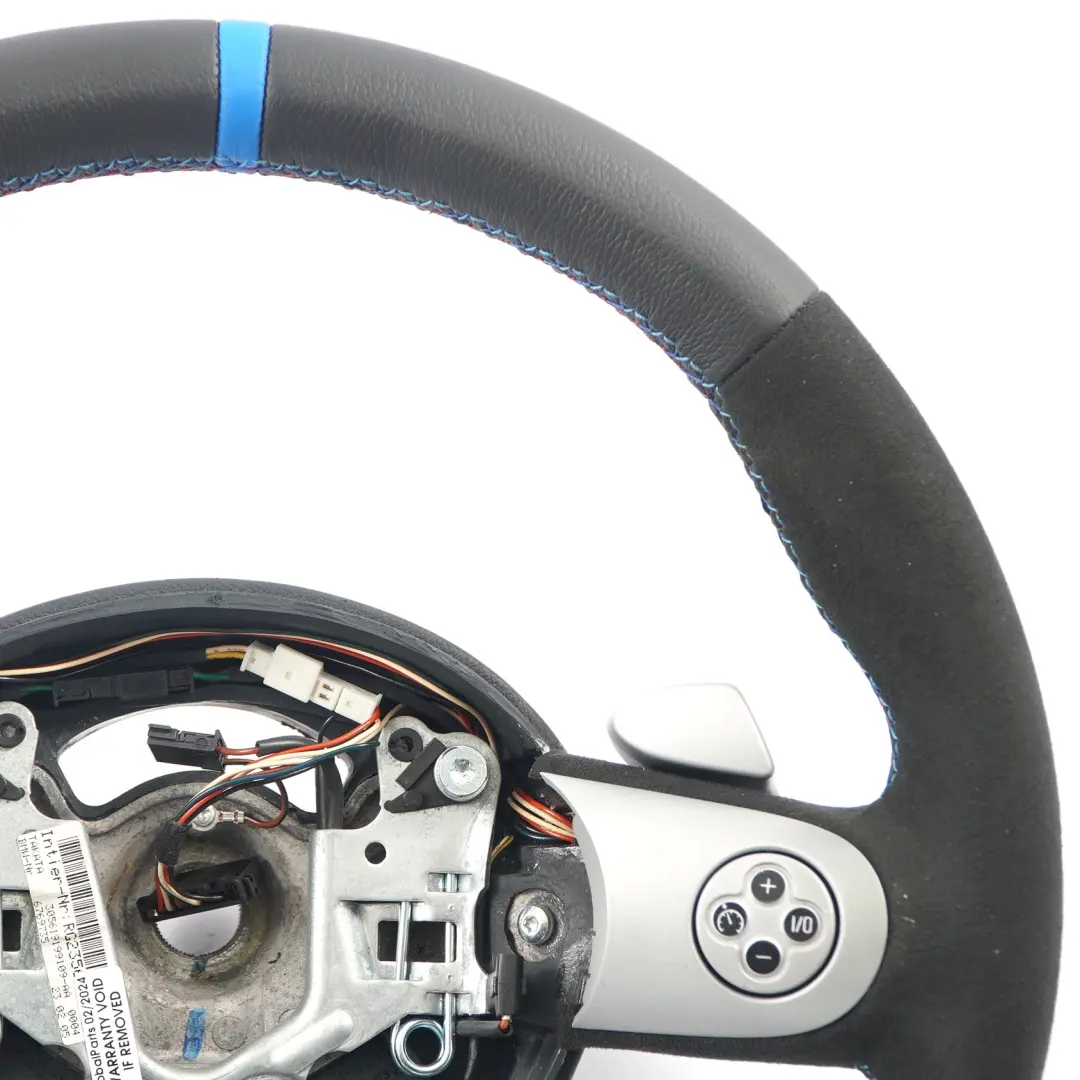 Leather Sport Steering Wheel Steptronic Multifunction to Mini R50 R53 NEW Black with Part number 6769735 Mini R50 R53 NEW Black Leather Sport Steering Wheel Steptronic Multifunction - SKU 6769735-3 - Part number 6769735