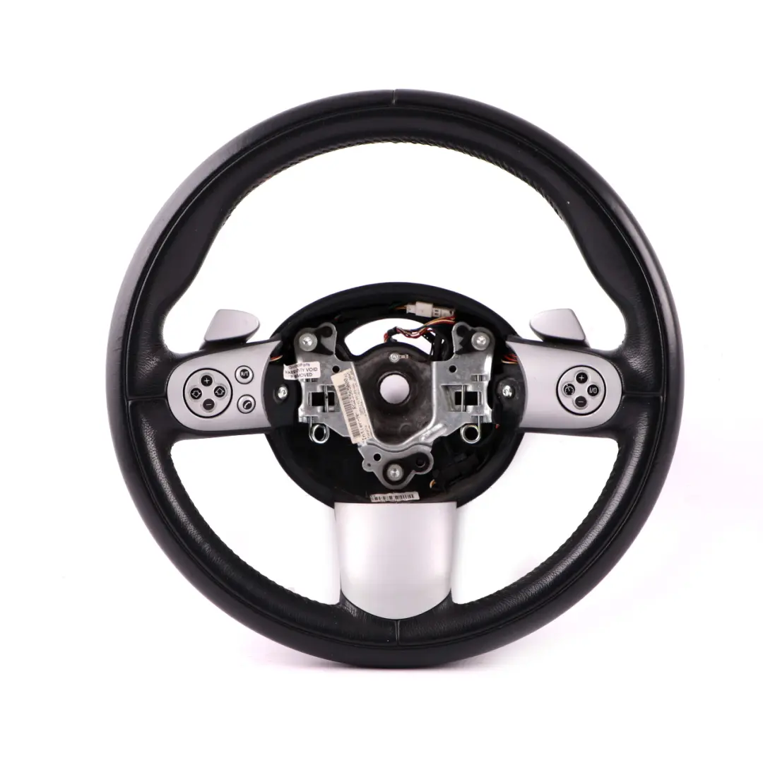 Leather 3 Spoke Steering Wheel Steptronic Multifunction to Mini R50 R52 R53 Sport with Part number 6769735 Mini R50 R52 R53 Sport Leather 3 Spoke Steering Wheel Steptronic Multifunction - SKU 6769735 - Part number 6769735