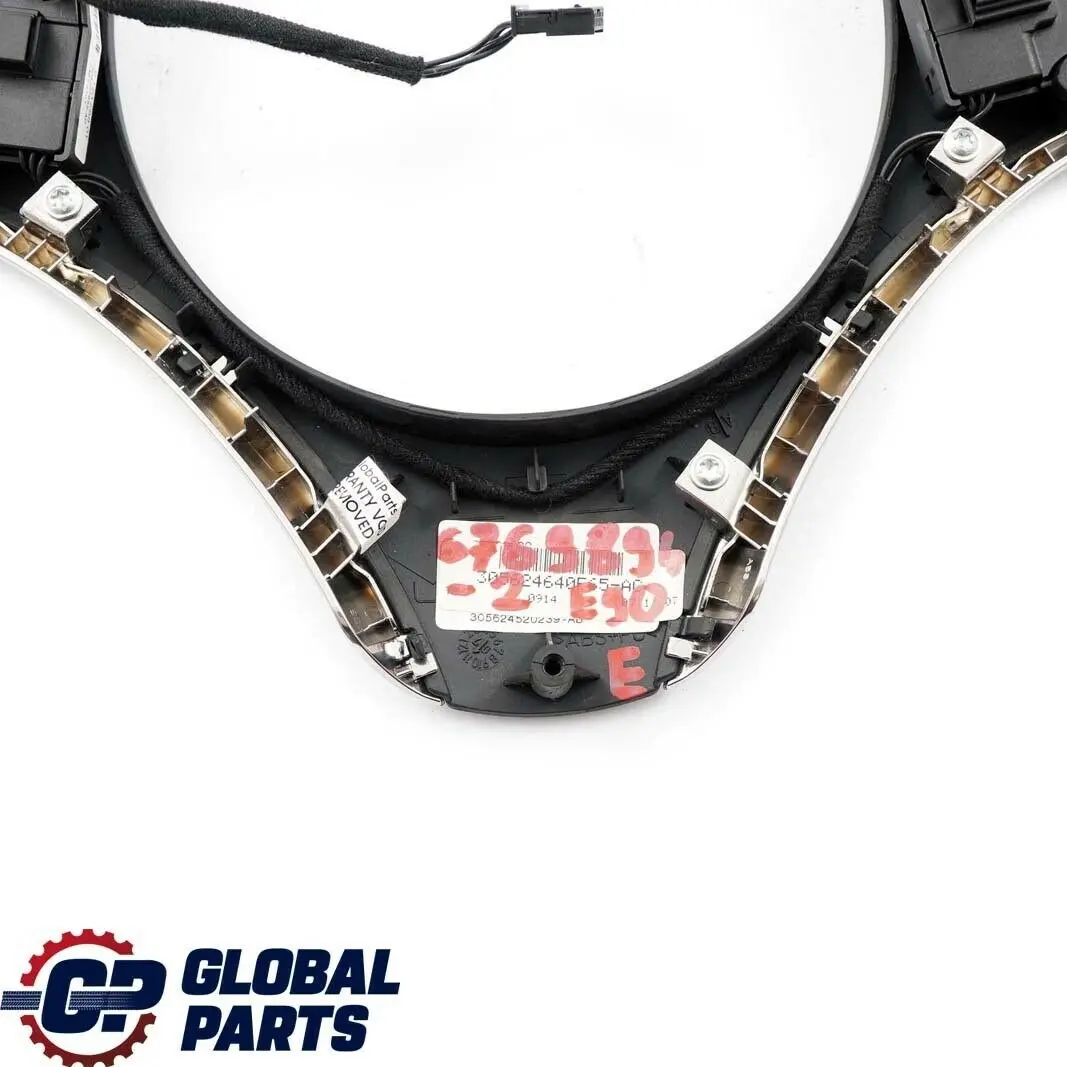 Steering Wheel Frame Trim Multifunction Switch to BMW E81 E87 E90 E91 E92 with Part number 6769894 BMW E81 E87 E90 E91 E92 Steering Wheel Frame Trim Multifunction Switch - SKU 6769894-2 - Part number 6769894