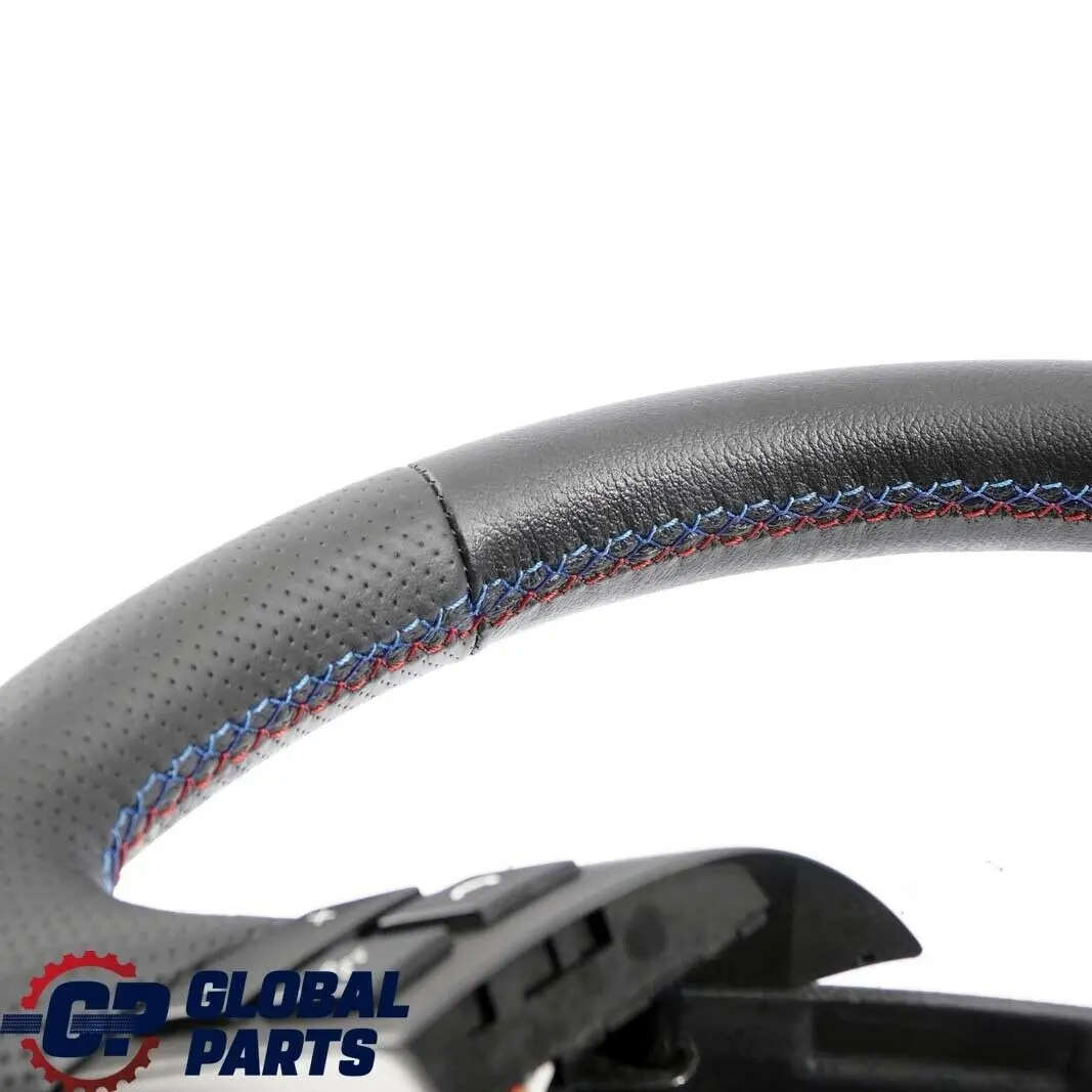 BMW 5 er E60 E61 Lenkrad NEUES Schwarzes Leder M farbige Fäden - SKU 6770075-1 - Teilenummer 6770075