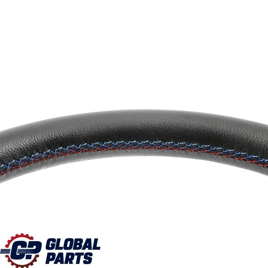 BMW 5 Series E60 E61 Black New Leather Steering Wheel M-tricolored - SKU 6770075-1 - Part number 6770075