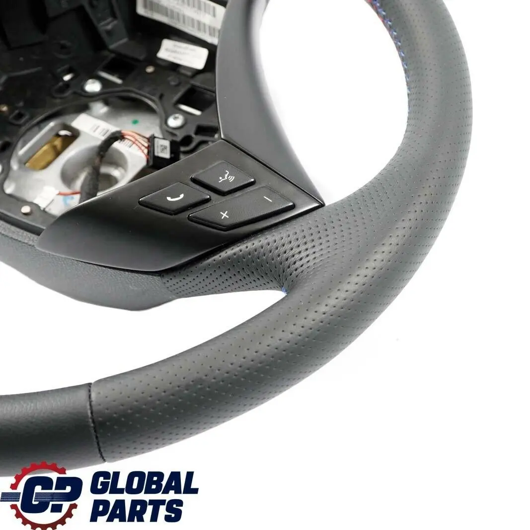 BMW 5 er E60 E61 Lenkrad NEUES Schwarzes Leder M farbige Fäden - SKU 6770075-1 - Teilenummer 6770075